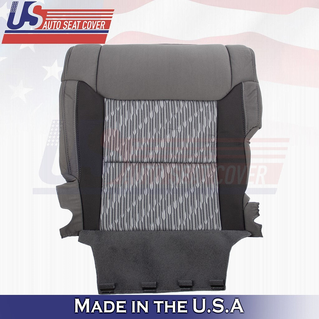 18 2019 2020 2021 For Toyota Tundra Passenger Top Bottom Cloth Cover 2-Tone Gray
