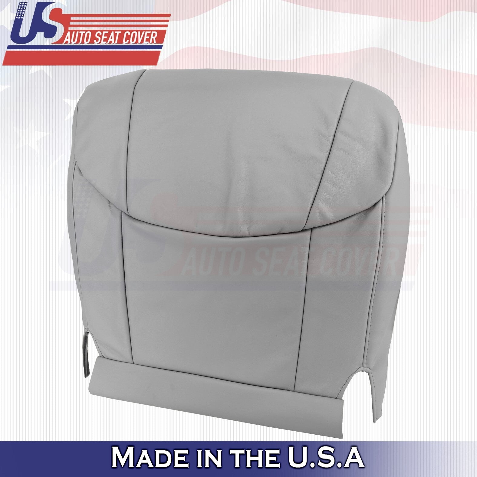 2007 2008 For Toyota Avalon Front Driver & Passenger Bottom Leather Covers Gray