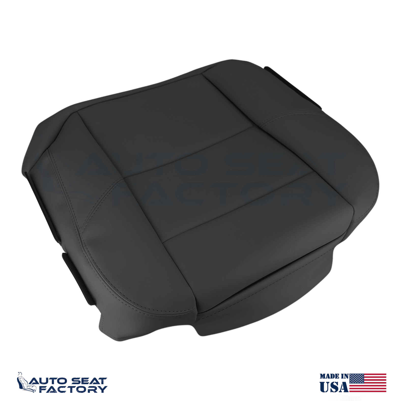 Replacement For 2007 -2010 Volvo C70 Left & Right Bottom Black Vinyl Seat Covers