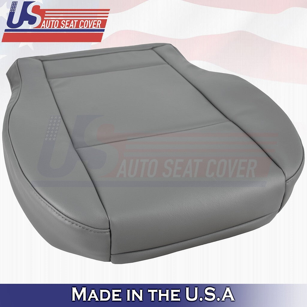 2015 to 2020 Fits Ford Transit 250 Van Passenger Bottom Vinyl Seat Cover Gray