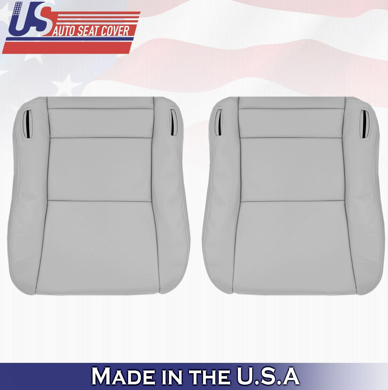 2000 2001 For Lexus ES300 Driver & Passenger Bottom Leather Seat Covers Sage