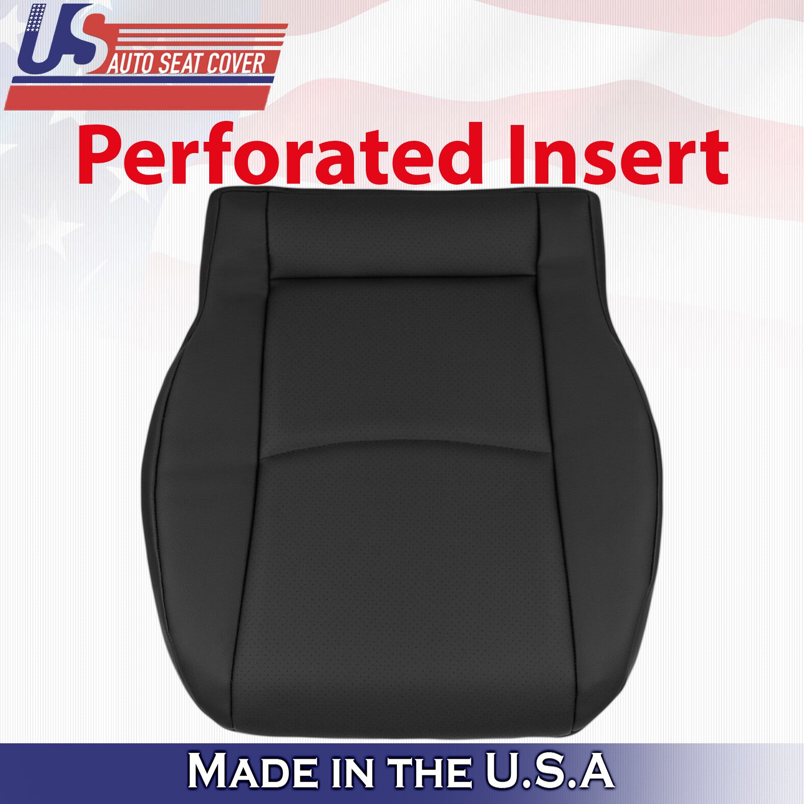 2001 to 2004 For Mercedes Benz Driver & Passenger Bottom Leather Covers in Black