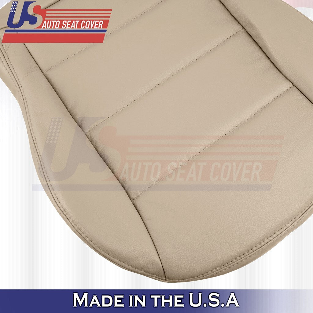 1999 to 2004 For Volkswagen Jetta Driver Bottom Leather Seat Cover Beige