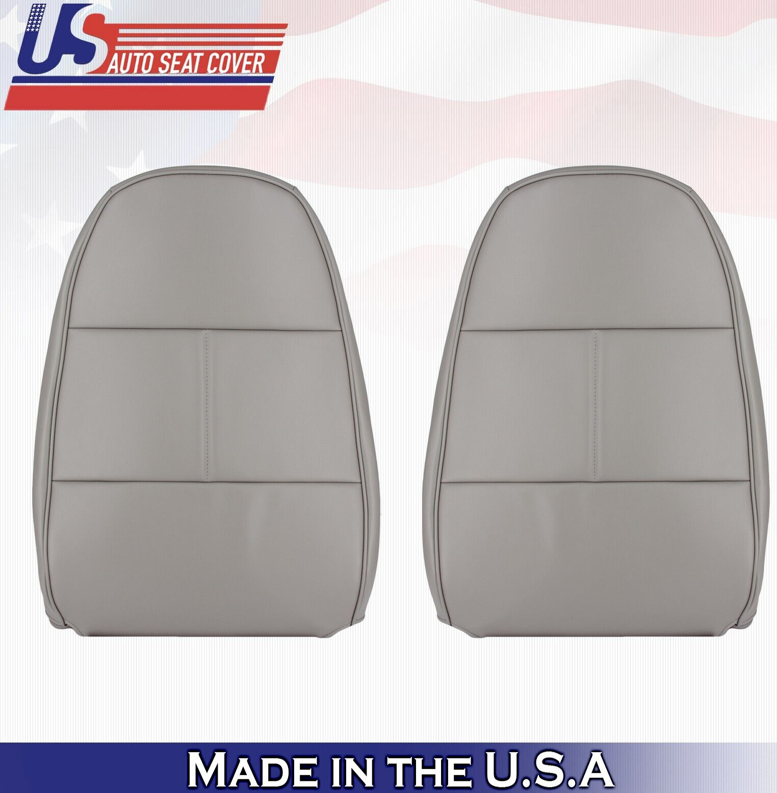 1992 to 1999 For Ford E550 Econoline van Driver Passenger Top Vinyl Covers Gray