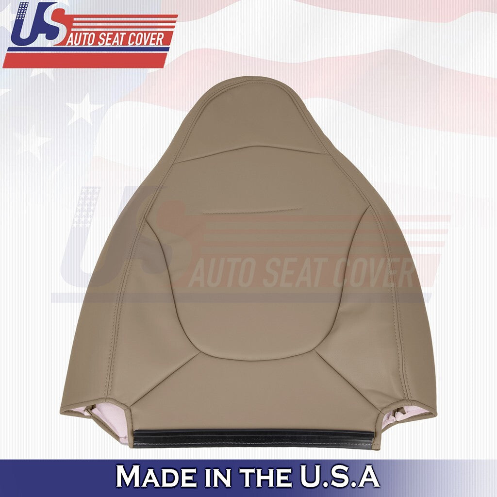 Driver Side Top Leather Seat Cover Tan Fits 1997 1998 Ford F150 Lariat