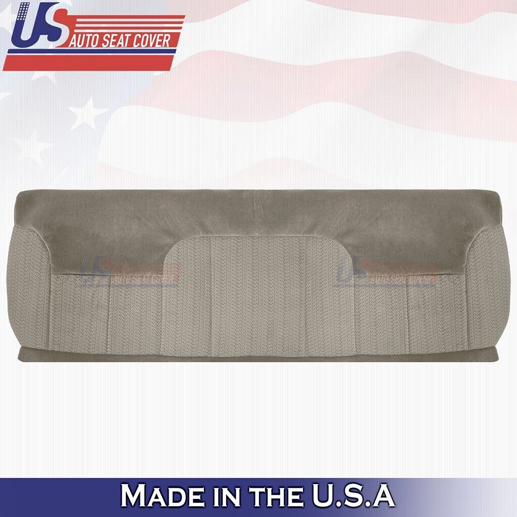 1995 to 2000 For Chevy Silverado C/K 2500 Rear Bench Top Cloth Cover Medium Tan