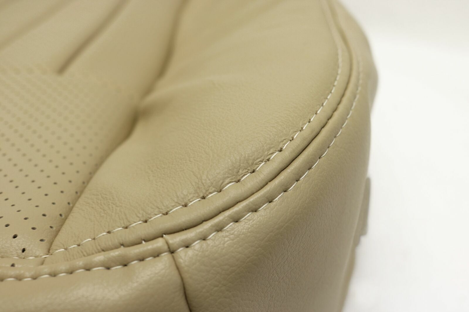 2003 Lincoln Navigator Driver & Passenger Bottom Leather Seat Covers Light TAN