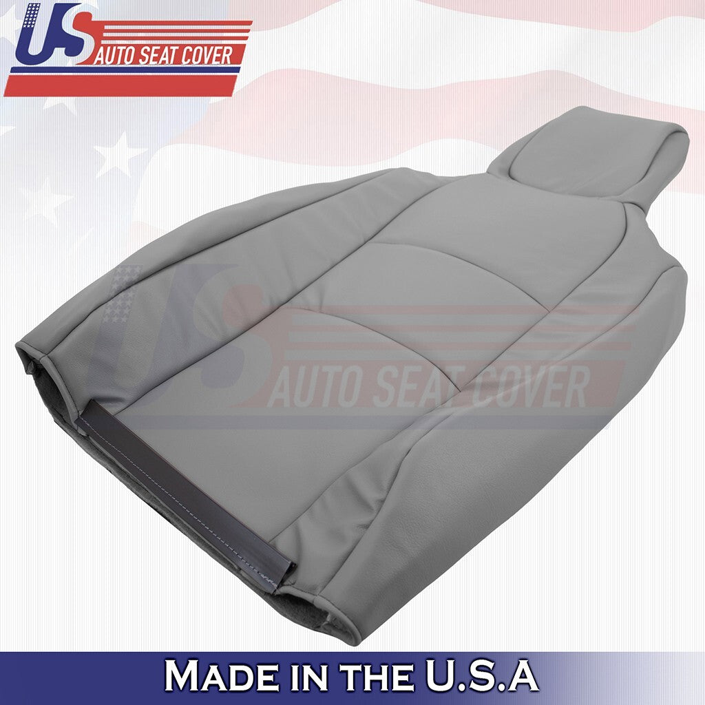2009 to 2014 Fits Ford E350 E450 E550 Van Driver Bottom & Top Vinyl Cover Gray