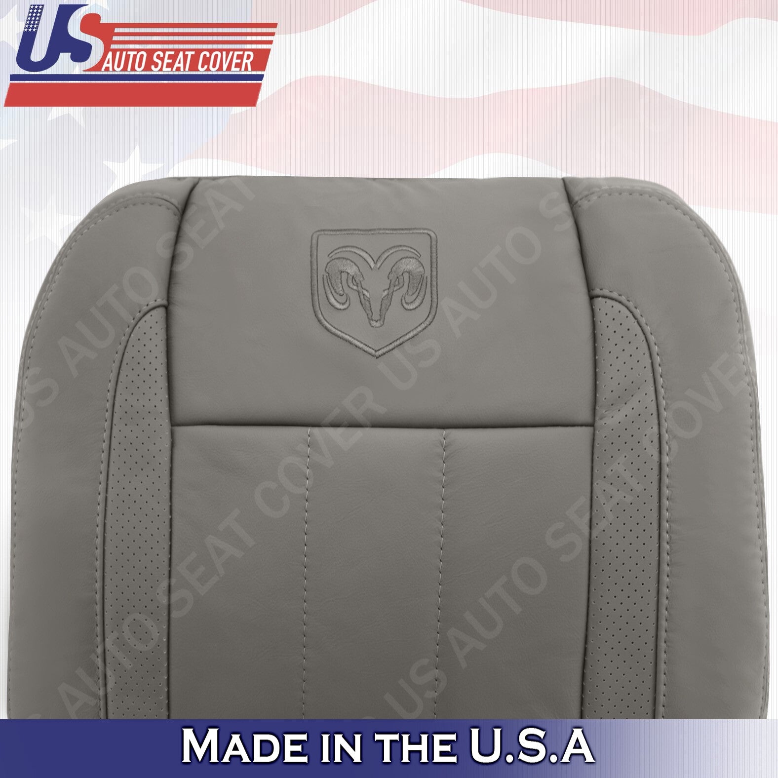 RIGHT TOP LEATHER Seat Covers Khaki 2006 2007 2008 2009 For Dodge Ram Laramie