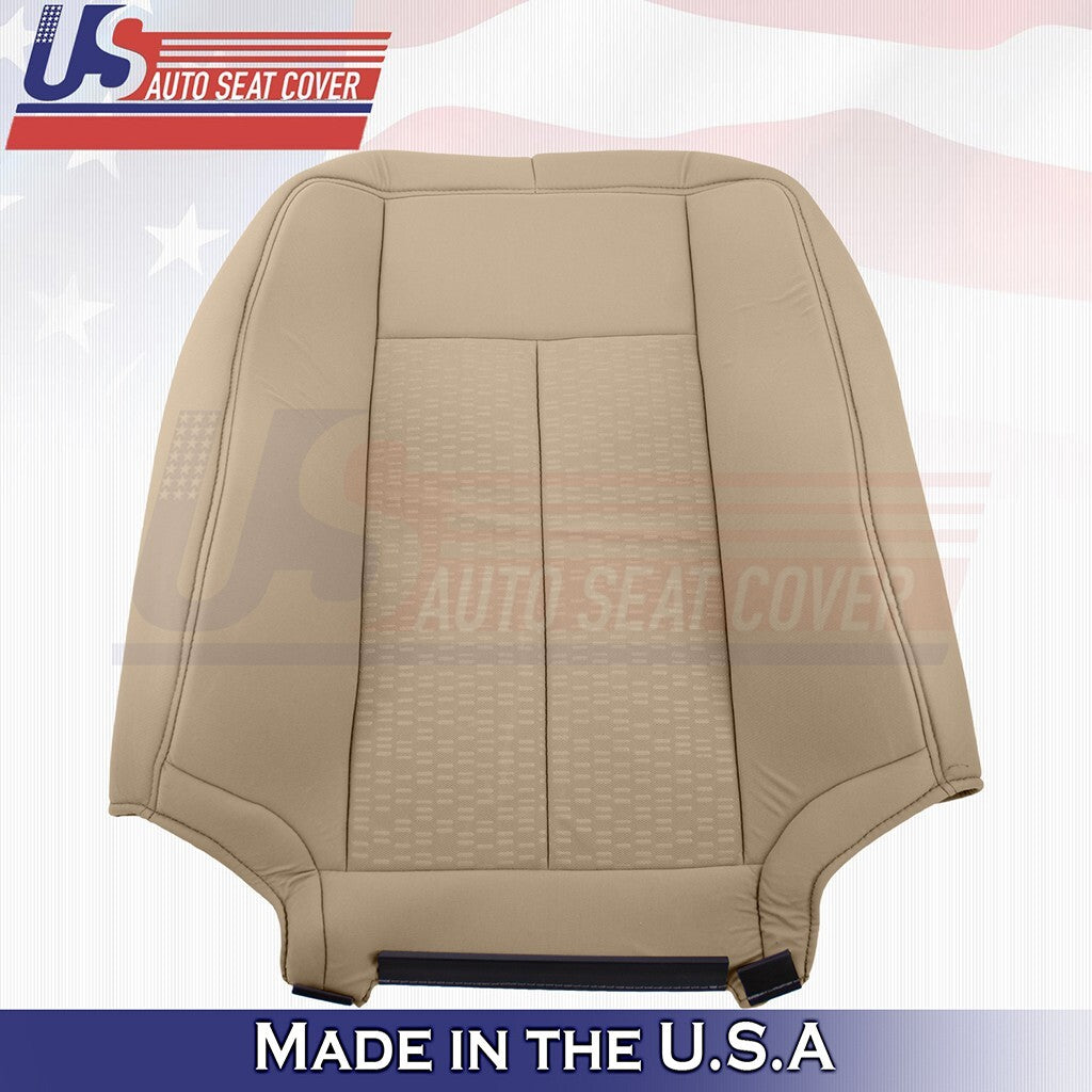 2007 to 2014 Fits Ford Expedition Front Set Tops & Bottoms Cloth Cover Camel Tan