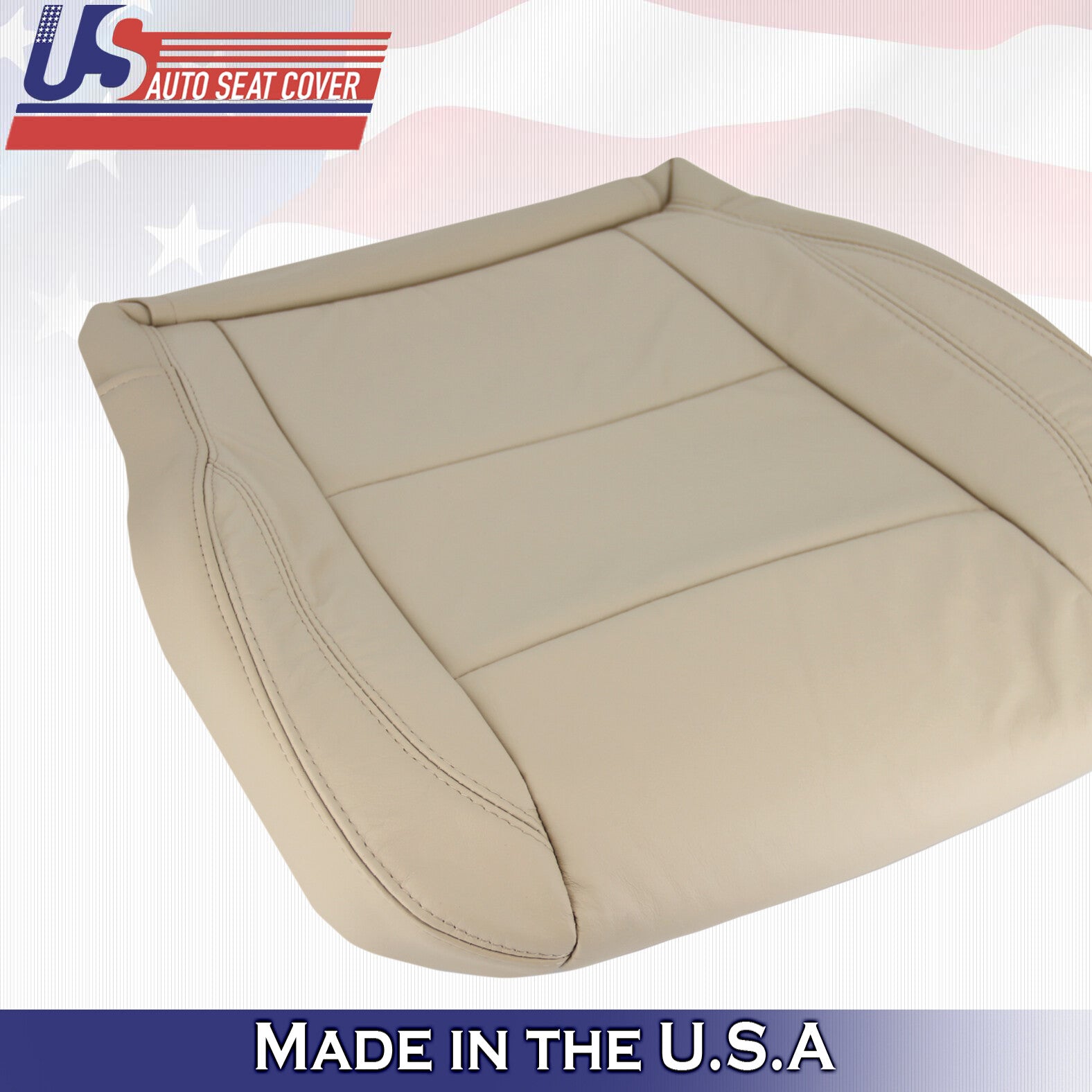 2004 - 2010 For Infinity QX56 Driver Side Bottom Leather Seat Cover in Tan