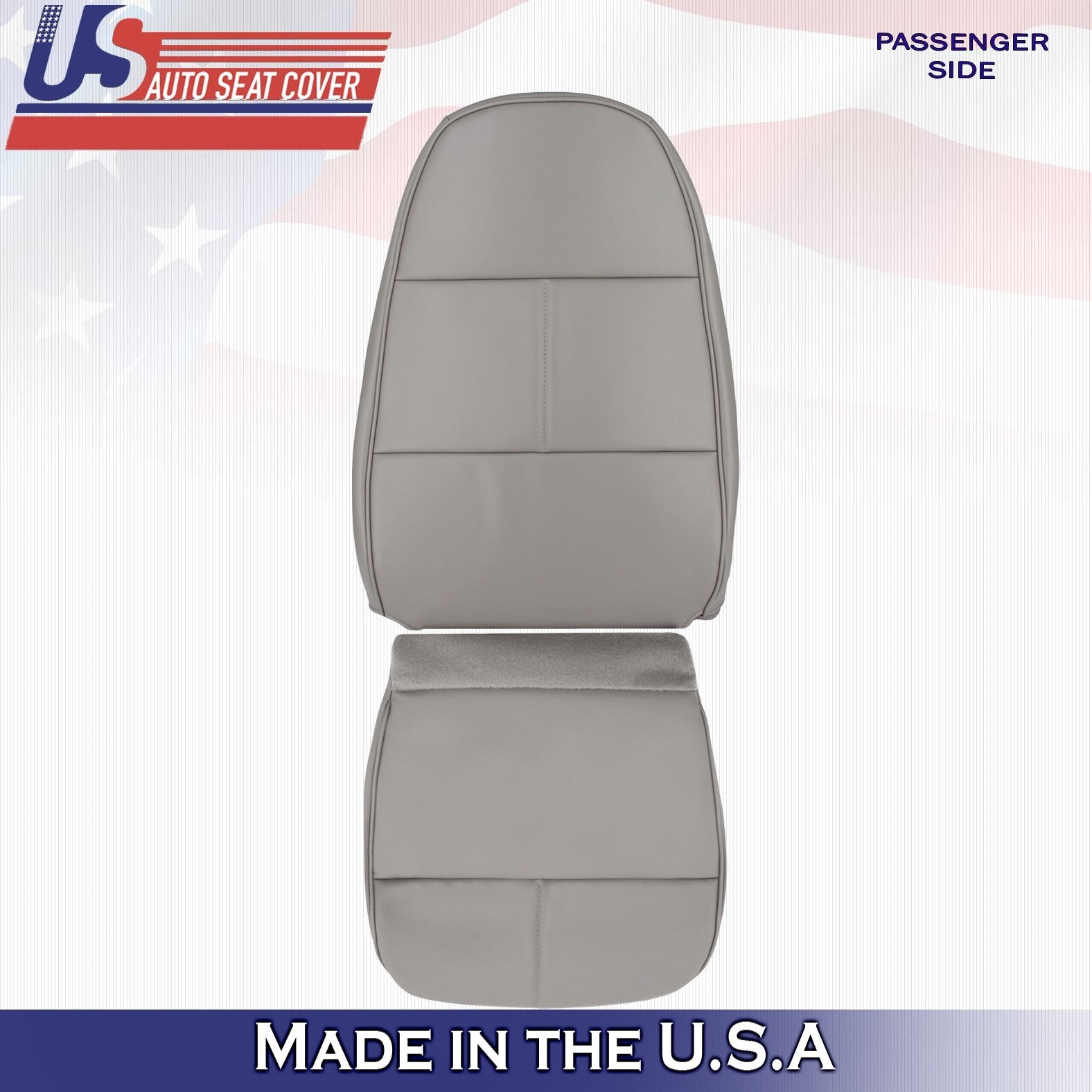 1992 to 1999 For Ford E150 E250 Econoline Passenger Top Bottom Vinyl Covers Gray