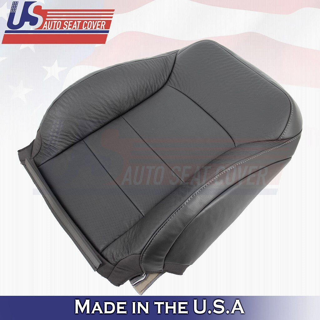 2016 to 2020 Fits Chevy Malibu Driver & Passenger Tops Leather Cover Black