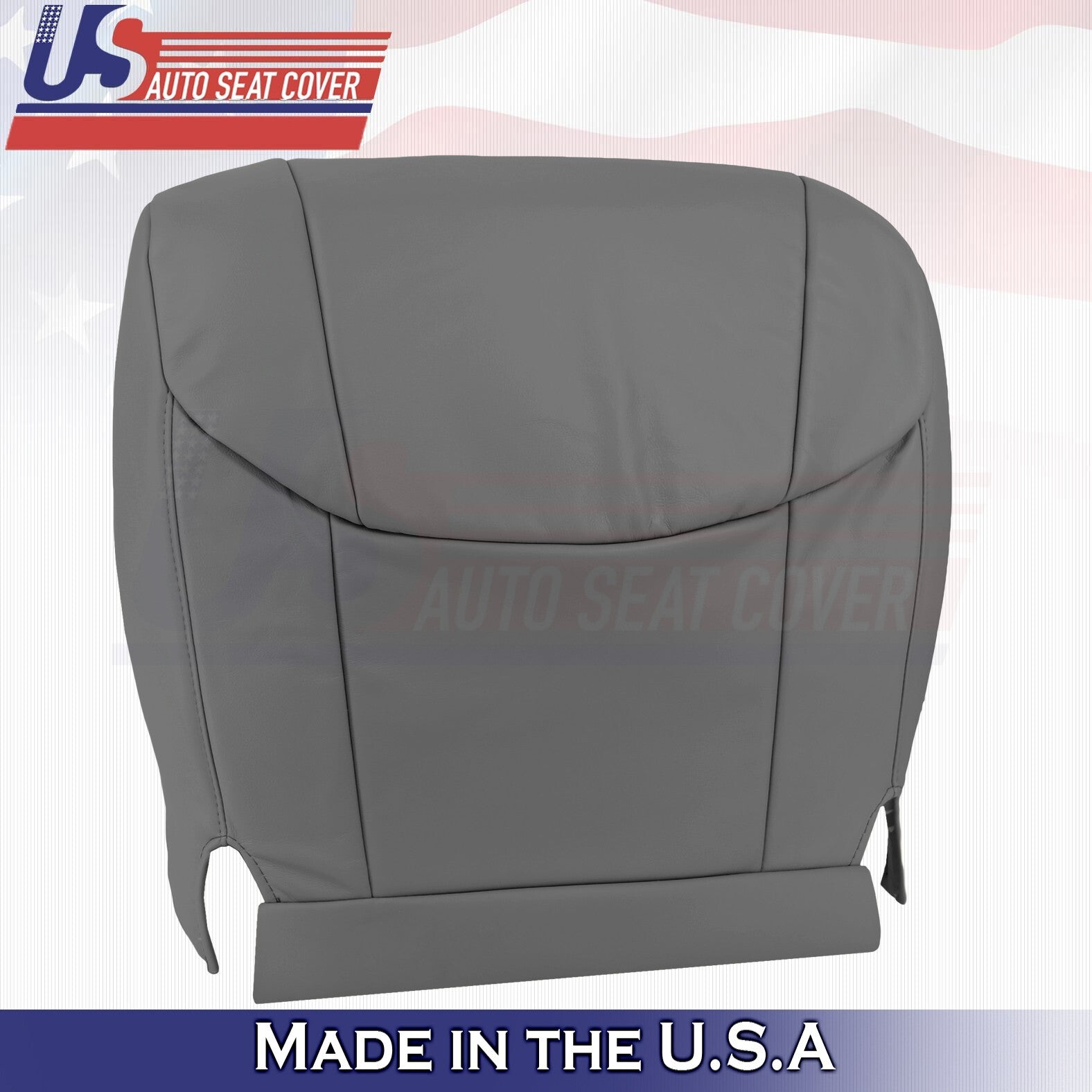 2005 2006 For Toyota Avalon Driver & Passenger 2x Bottom Leather Covers Graphite