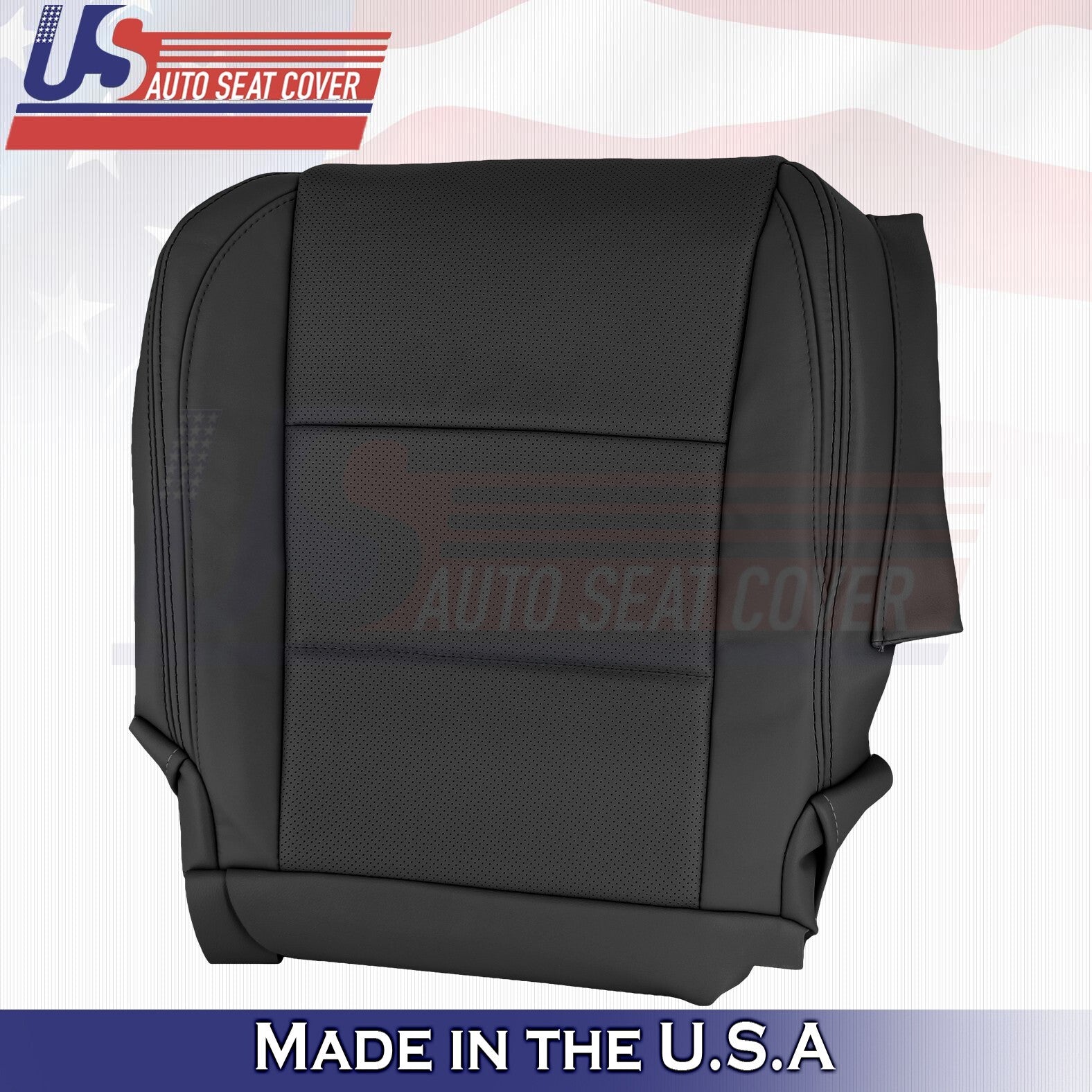 2013 - 2020 Fits Lexus GS350 GS300 Driver & Passenger Bottom Leather Cover Black