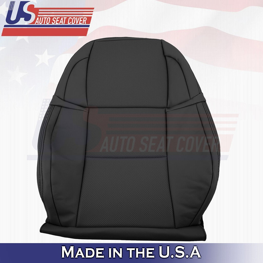 2013 to 2020 Fits Lexus GS350 F Sport Passenger Top Leather Seat Cover Black