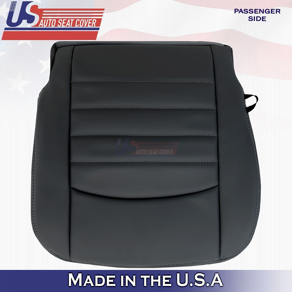 Driver &Passenger Bottoms Vinyl Seat Cover Black 2016 2017 2018 Fits Dodge Ram