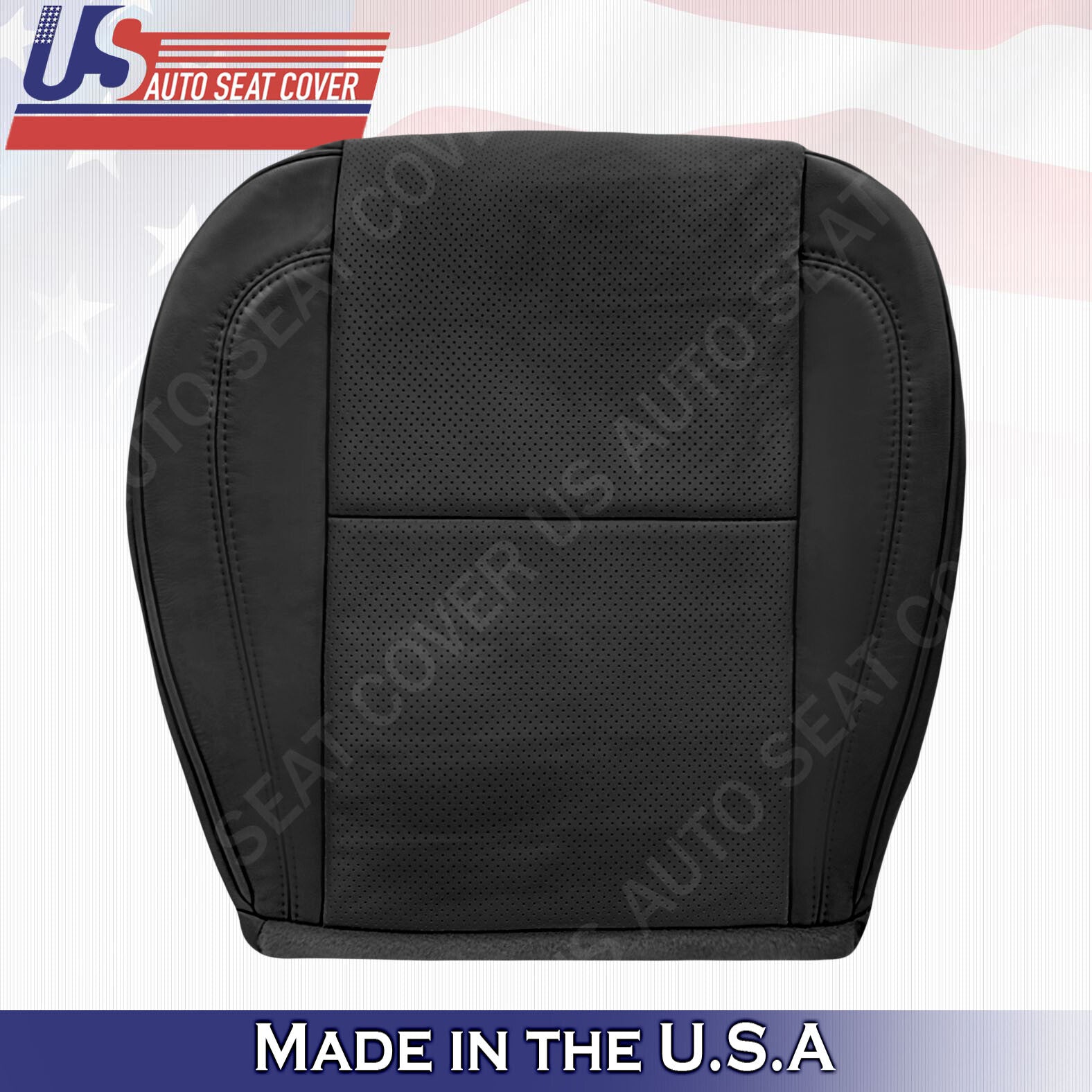 Fits For 1998 1999 2000 2001 Lexus GS300 400 430 Bottom Perforated Leather Black