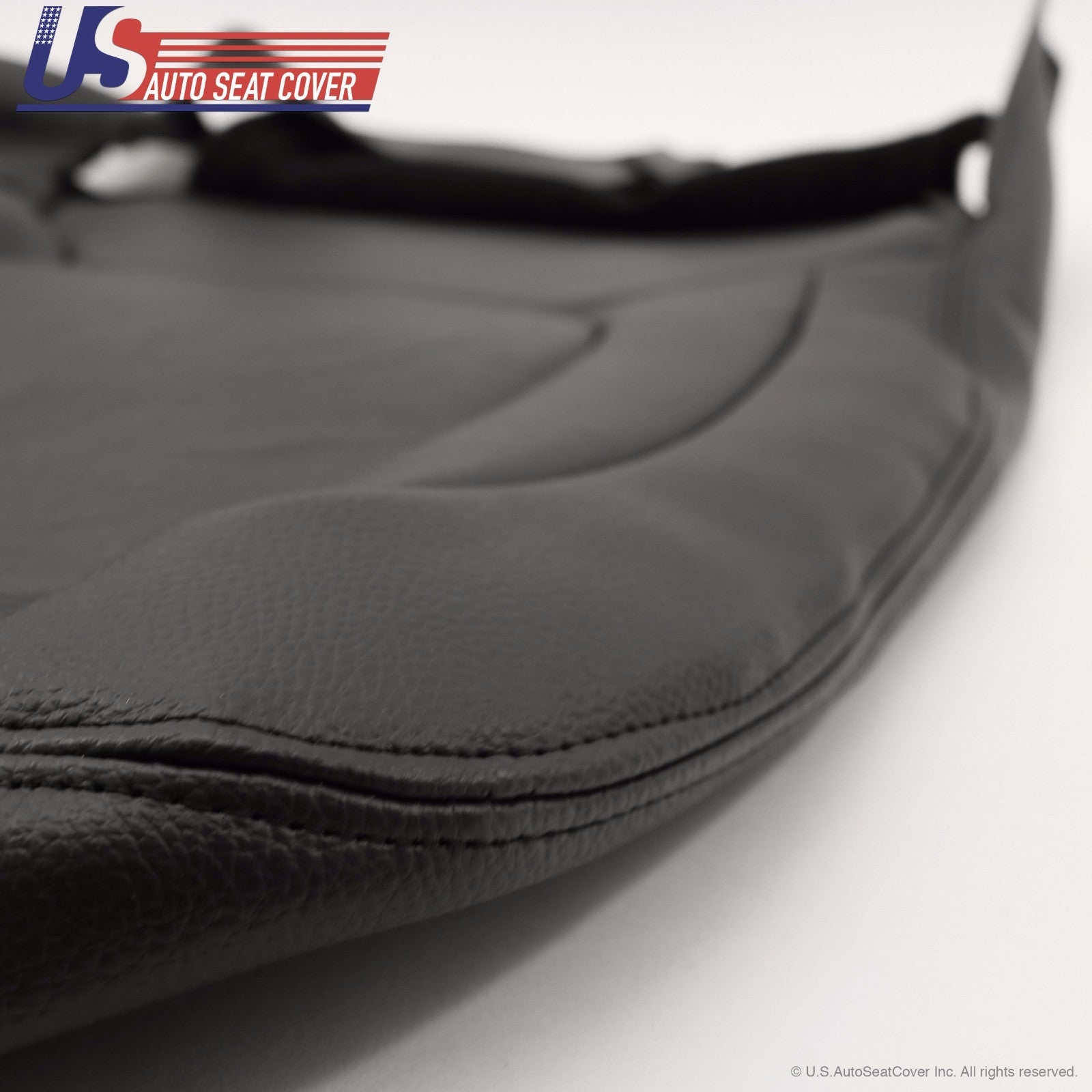 2004 2005 For Dodge Ram 1500 Laramie Passenger Bottom Leather Seat Cover Dk Gray