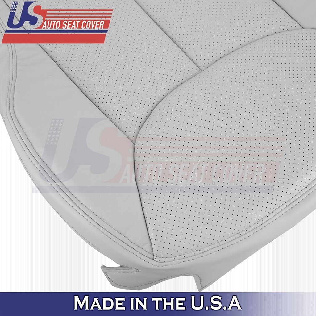 2003 to 2007 Fits Mercedes Benz SL500 Driver Bottom Perf Leather Cover Gray