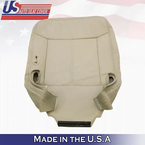 2003 to 2011 For Lincoln Town Car Driver Side Bottom Leather Seat Cover Tan