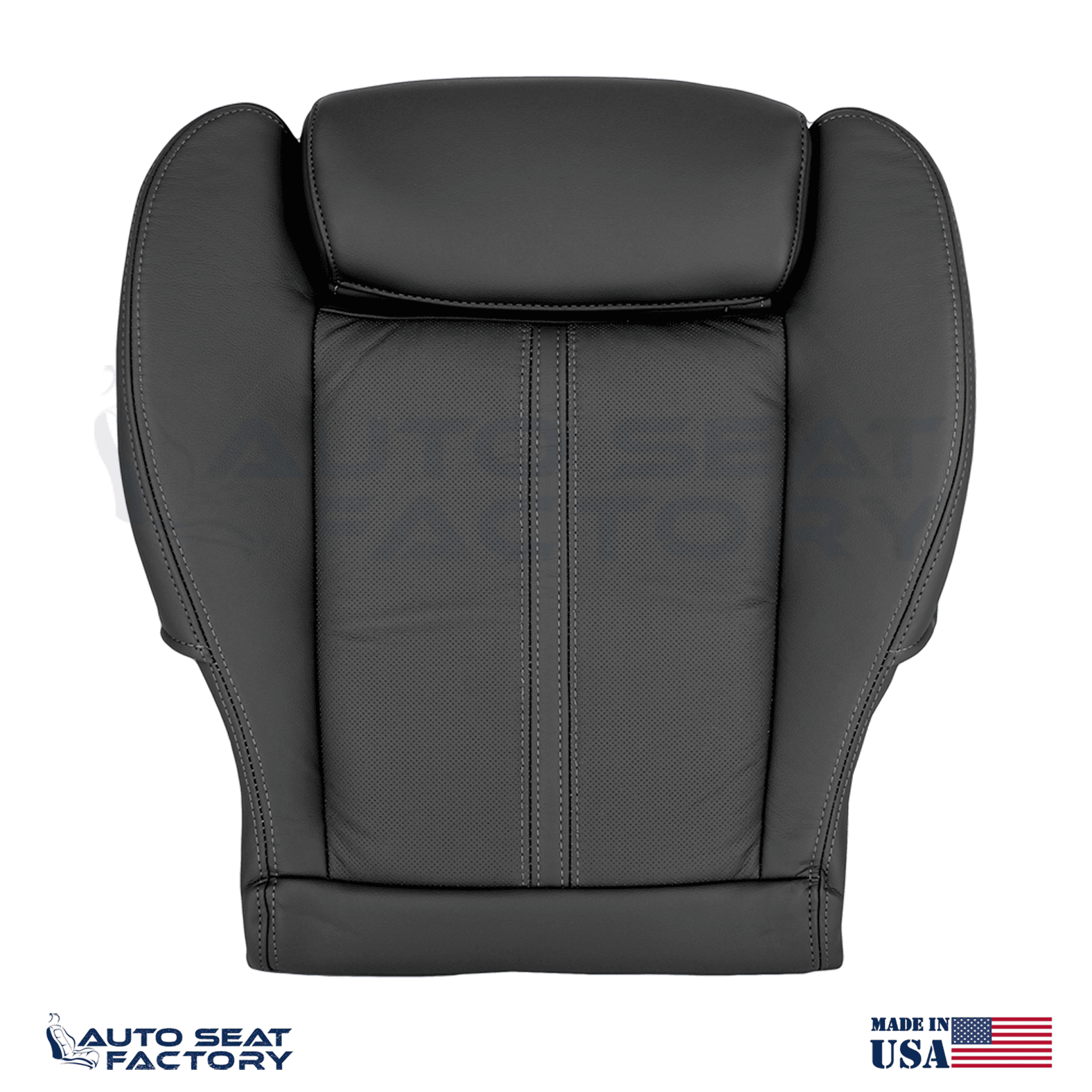 Replacement 2010 - 2016 Fits Cadillac SRX Ebony Leather Seat Covers, Perforated
