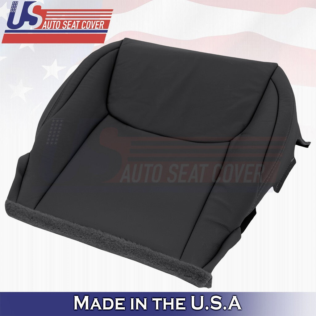 2004 - 2010 For Toyota Sienna Passenger Side Bottom Leather Seat Cover Black