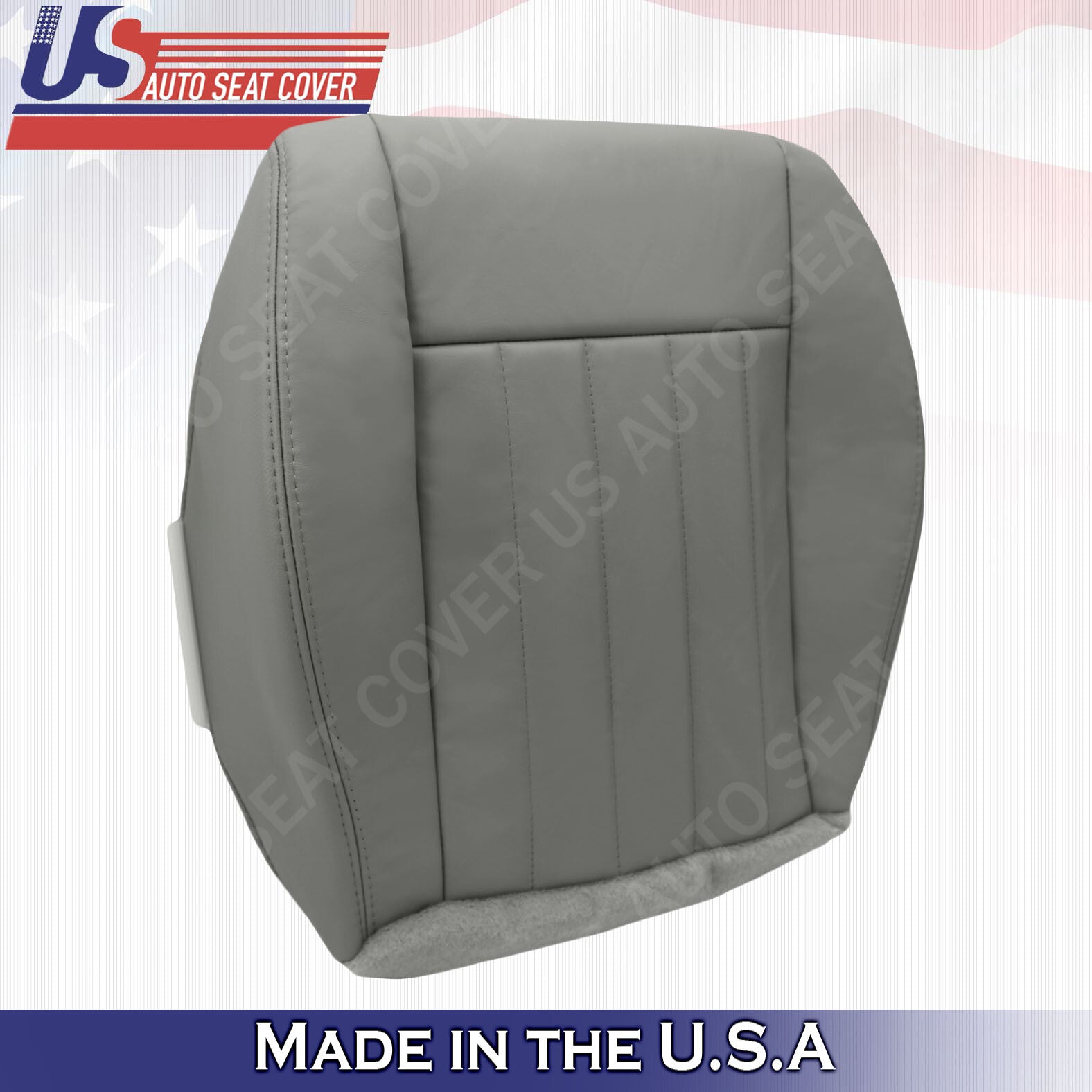 2005 2006 2007 For Jeep Liberty Limited Passenger Bottom Leather Seat Cover Gray
