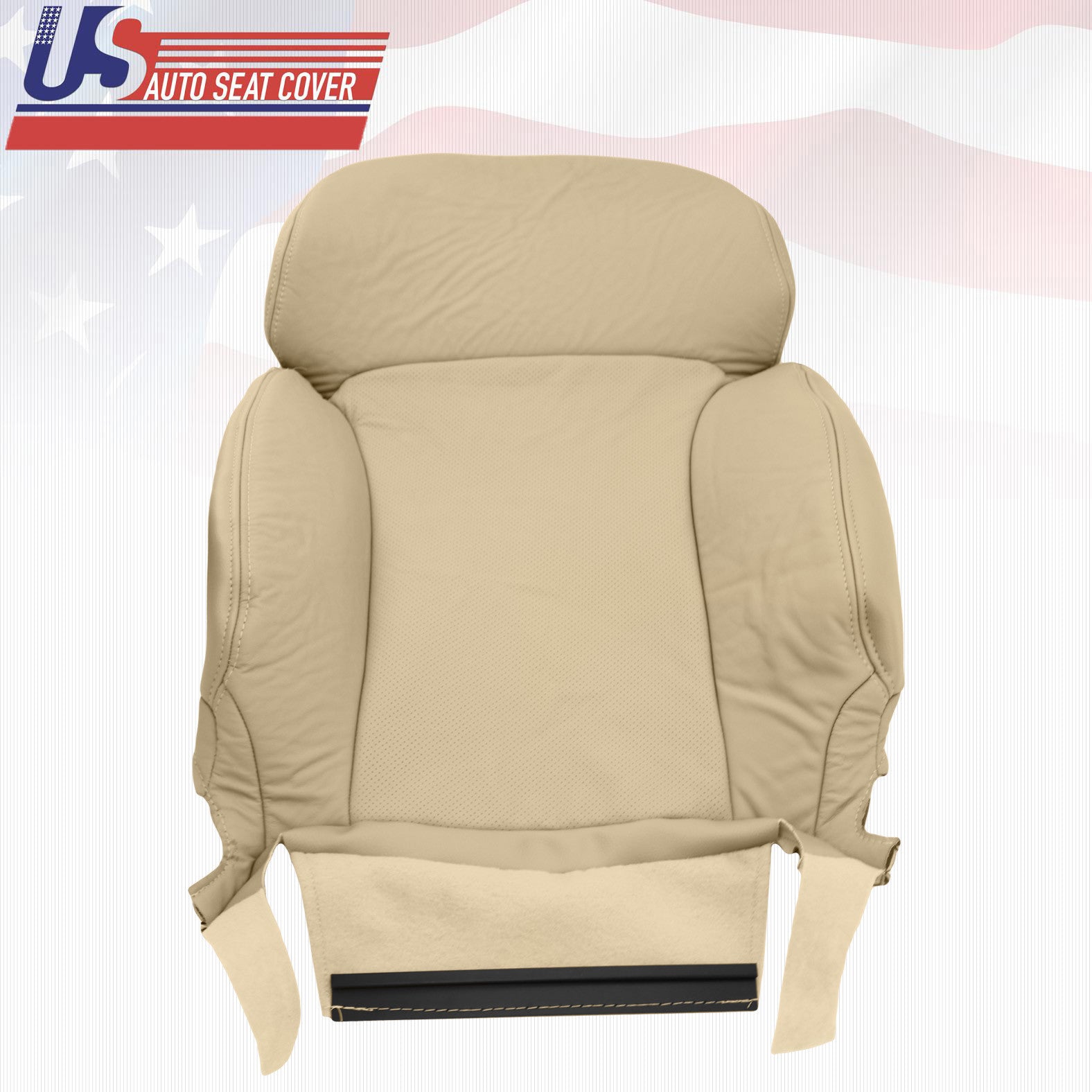 PASSENGER Top Tan Perforated Leather Cover For 2006 - 2011 Lexus GS300 350 Sedan