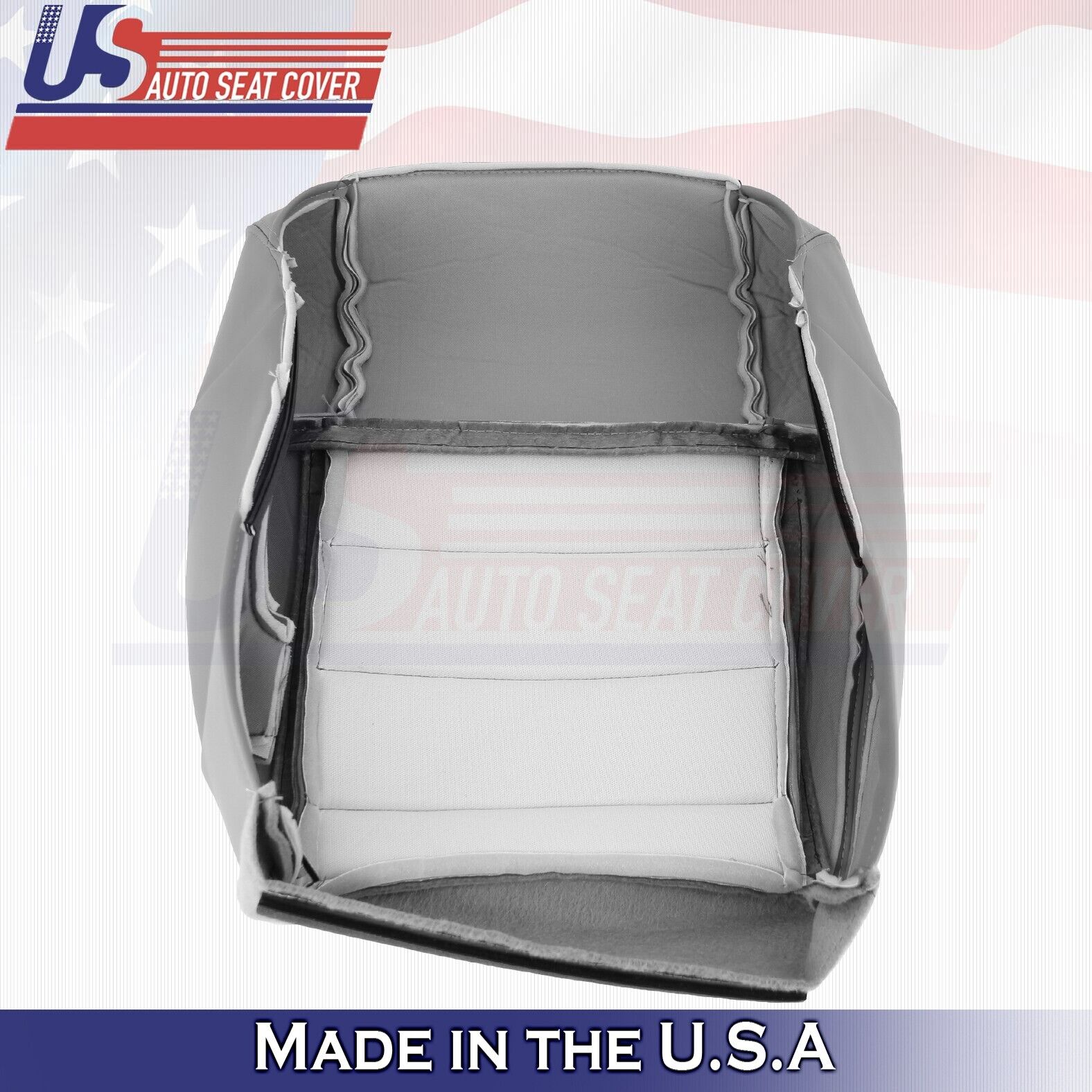2010 For Jeep Wrangler Driver & Passenger Bottom Synthetic Leather Covers Gray