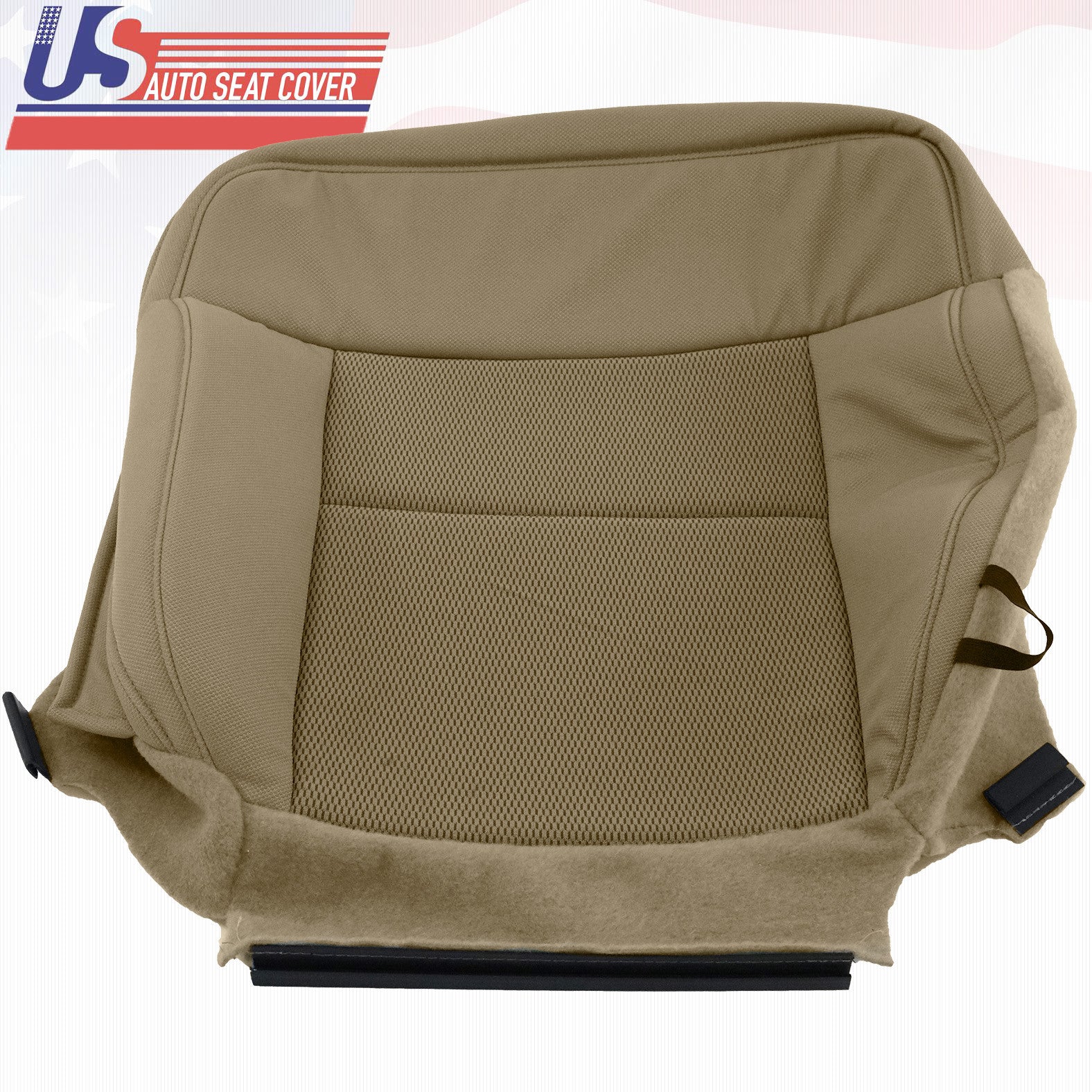2004 2005 2006 Fits Ford F150 XLT Crew-Cab Driver Bottom Cloth Cover Pebble Tan