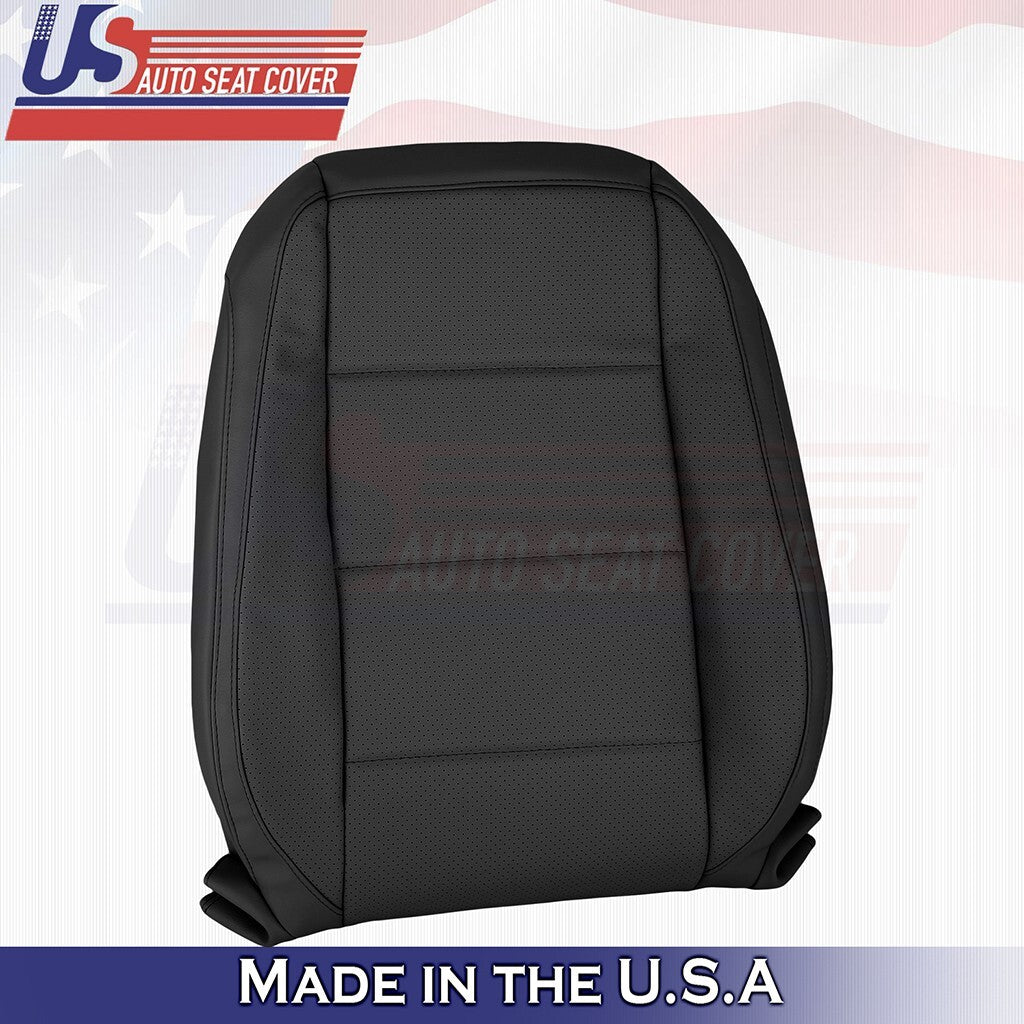 2006 2007 2008 2009 2010 Volkswagen Jetta Passenger Top Leather Seat Cover Black