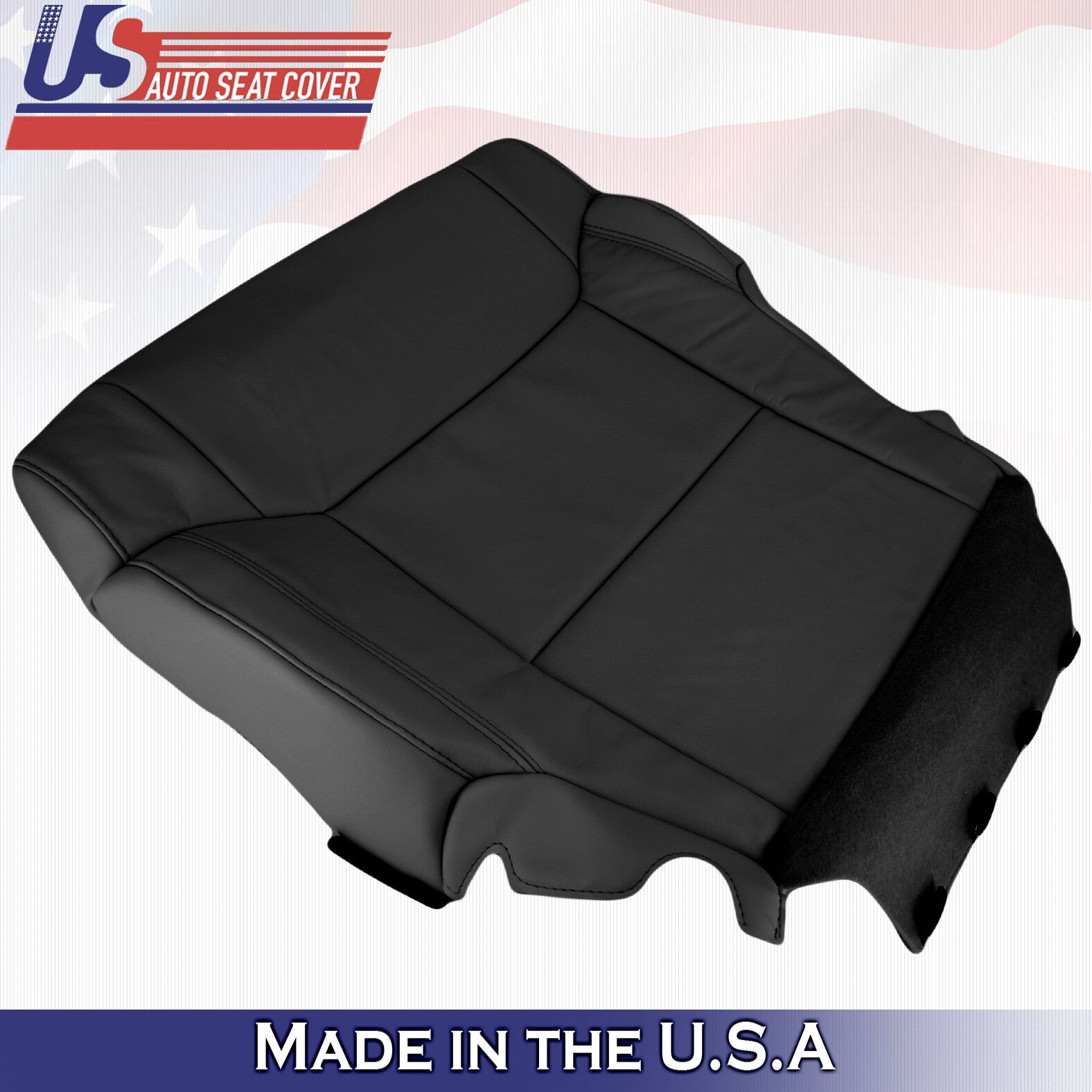 Driver Bottom Leather Cover Black Fits 2014 2015 2016 2017 2018 Toyota Tundra