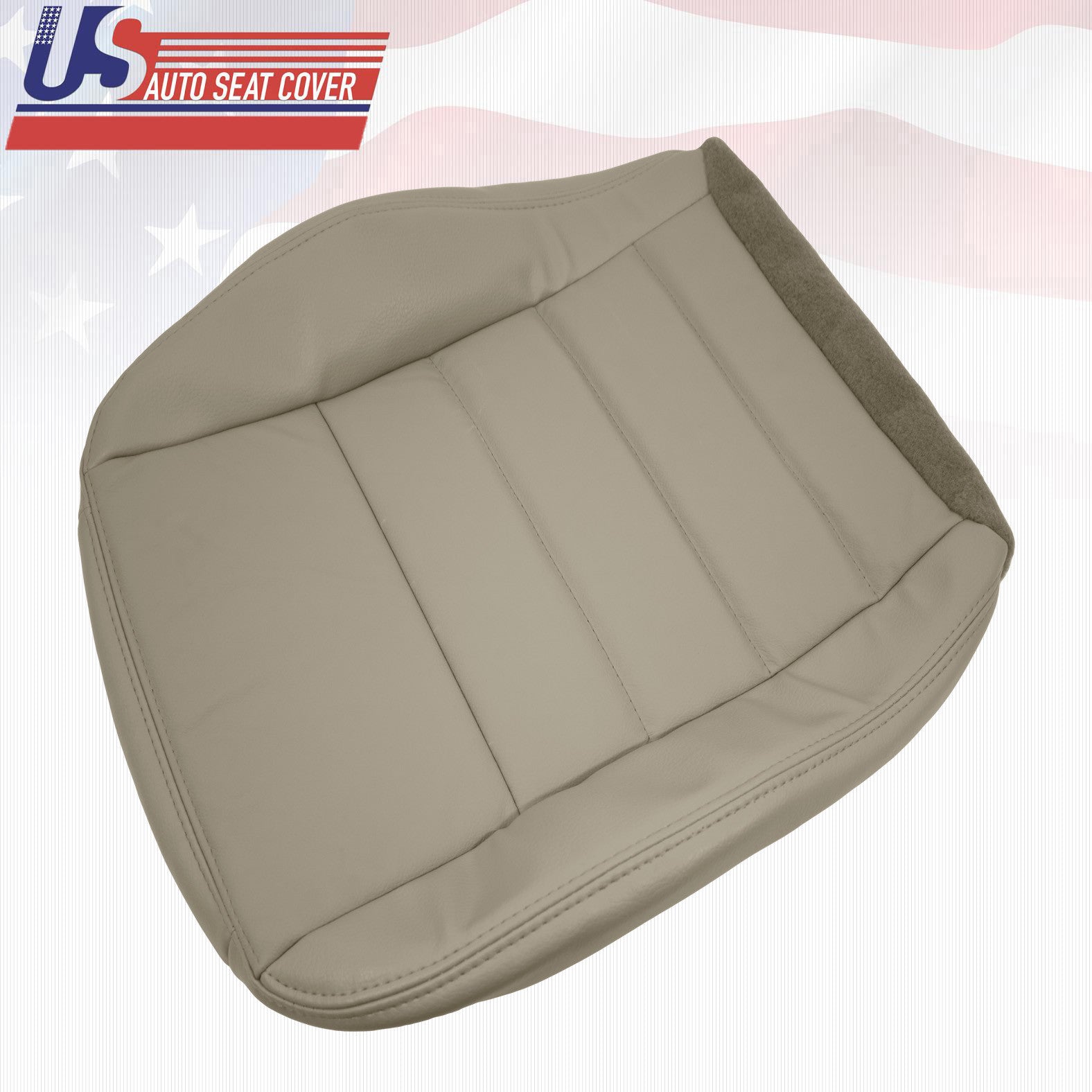 2006 Fits Dodge Charger R/T SE SXT Driver Bottom  Leather Seat Cover Gray