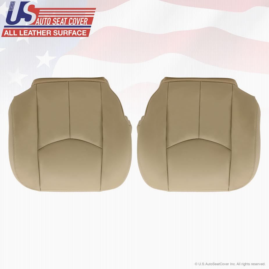 2003 - 06 Chevy Tahoe Suburban Upholstery leather seat cover replacement 522 Tan