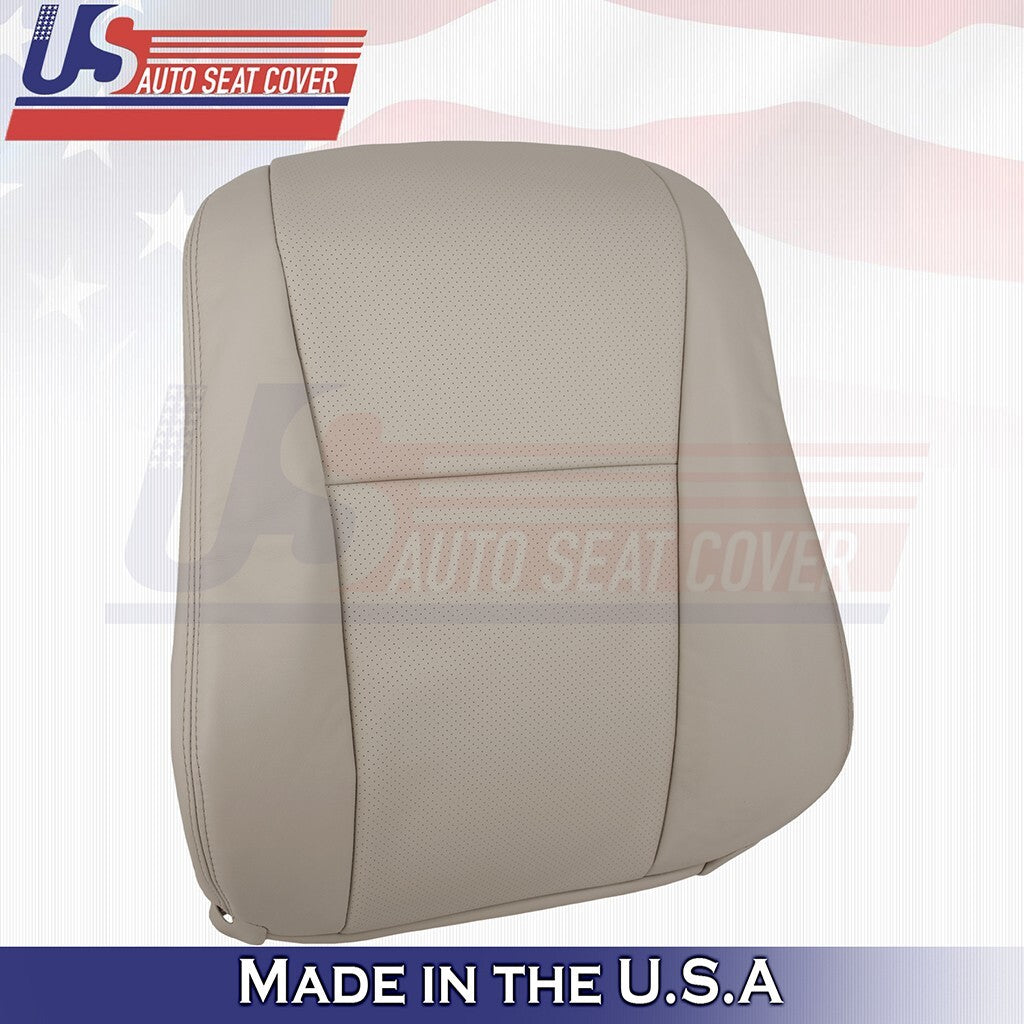 2007 to 2012 For Lexus LS460 Driver Bottom-Top Perf Leather Cover Cashmere Tan
