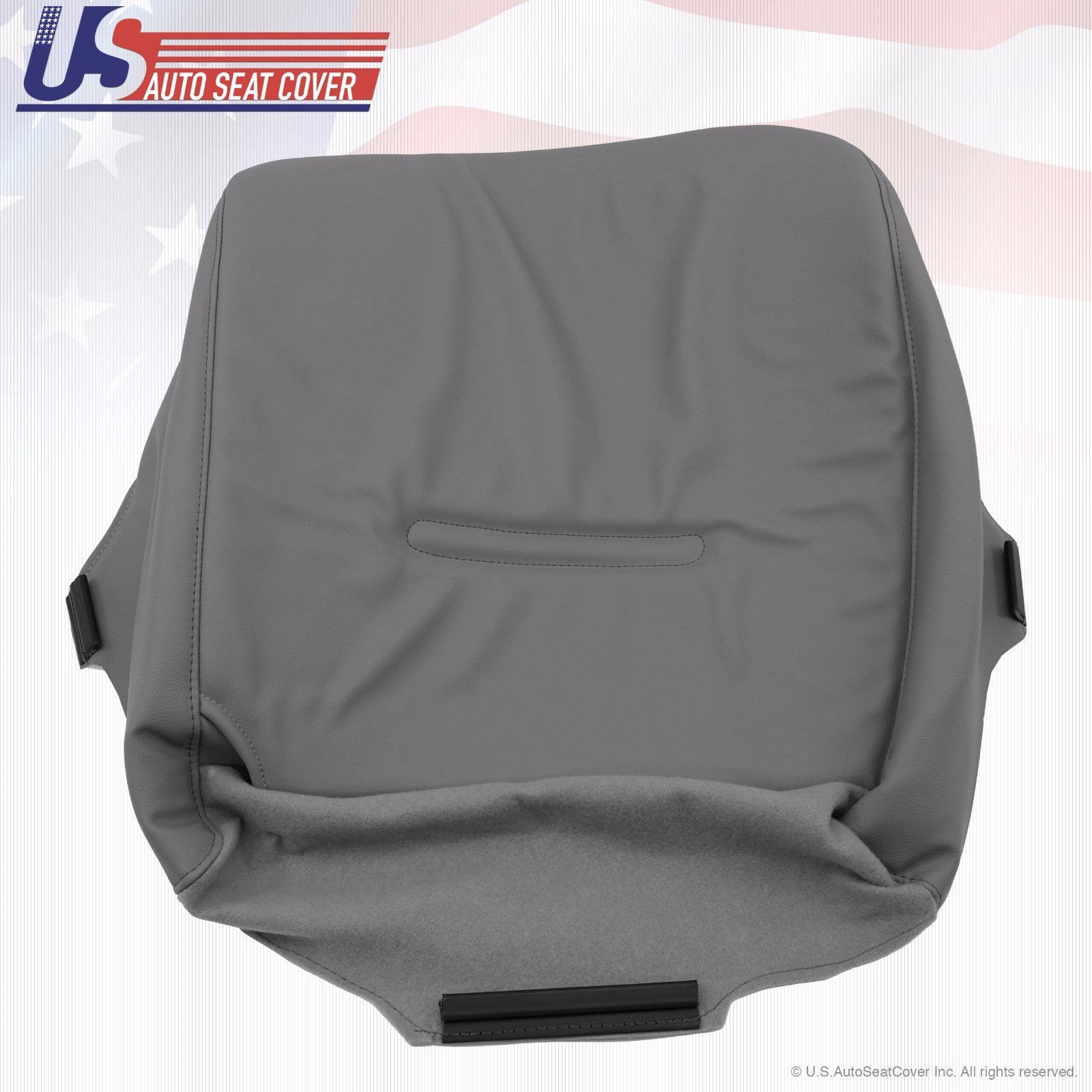 2004 2005 Ford F250 XL Work Truck Driver & Passenger Bottom Vinyl Seat Cover GRY
