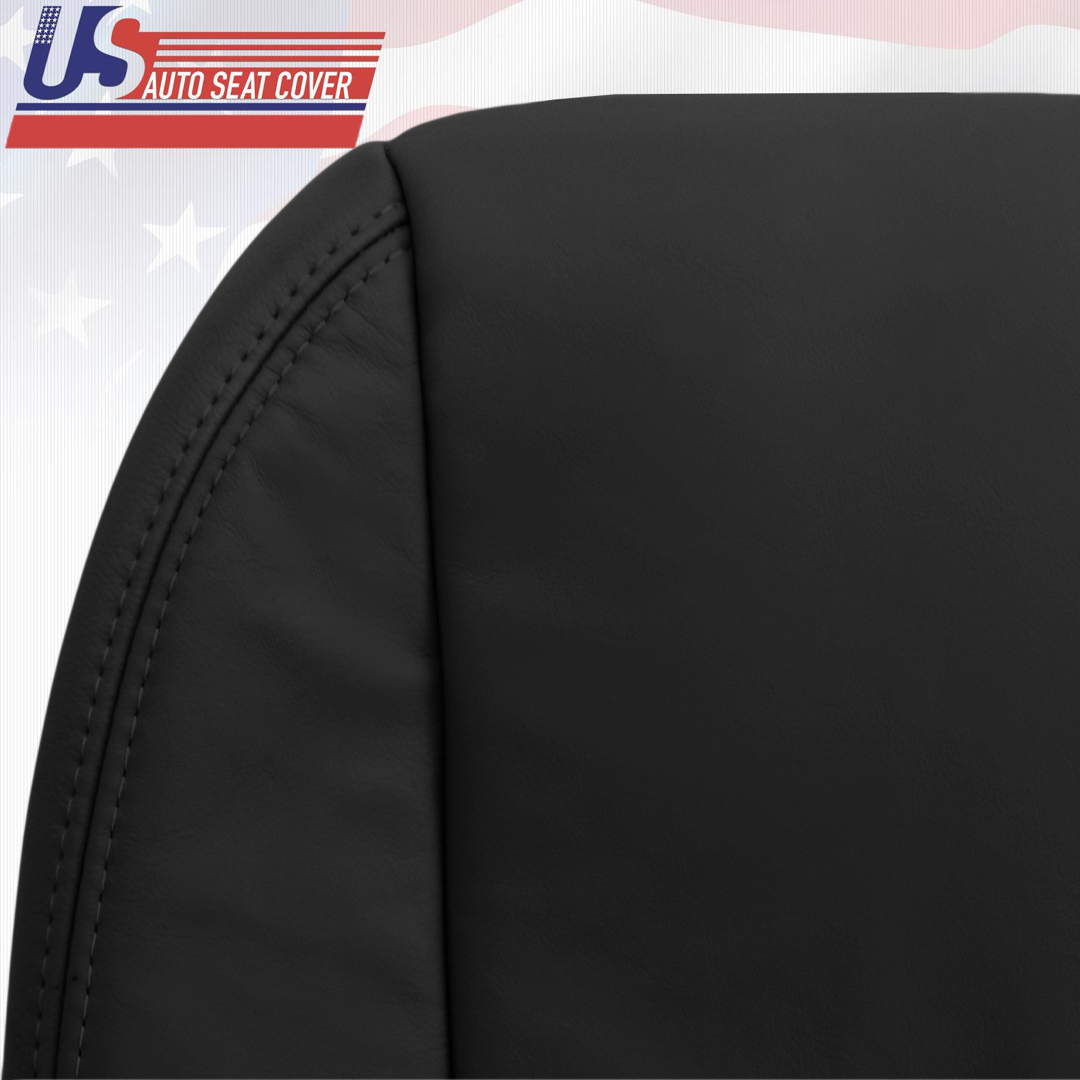 Fits 2007 2008 Acura MDX Driver Bottom Genuine Leather Seat Cushion Cover Blk