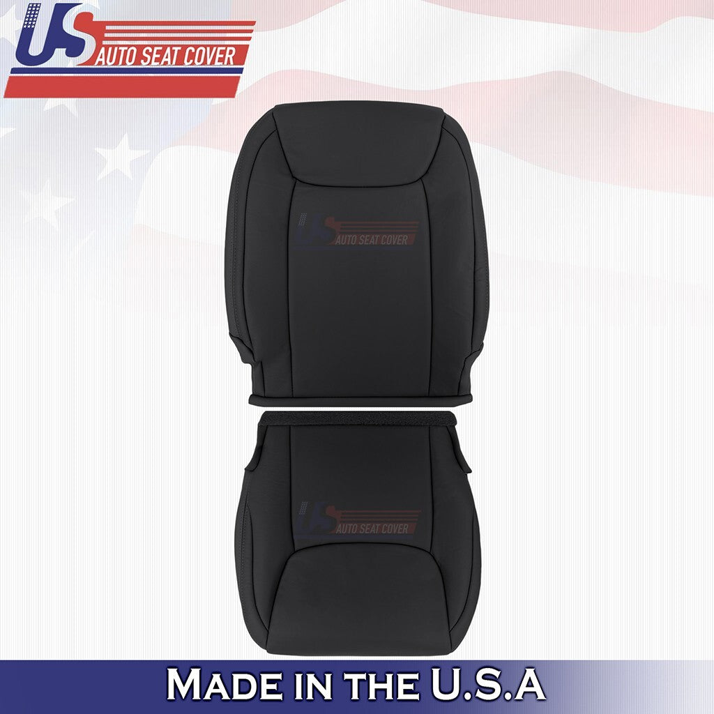 2004 to 2010 For Toyota Sienna Driver Passenger Bottom Top Leather Cover Black