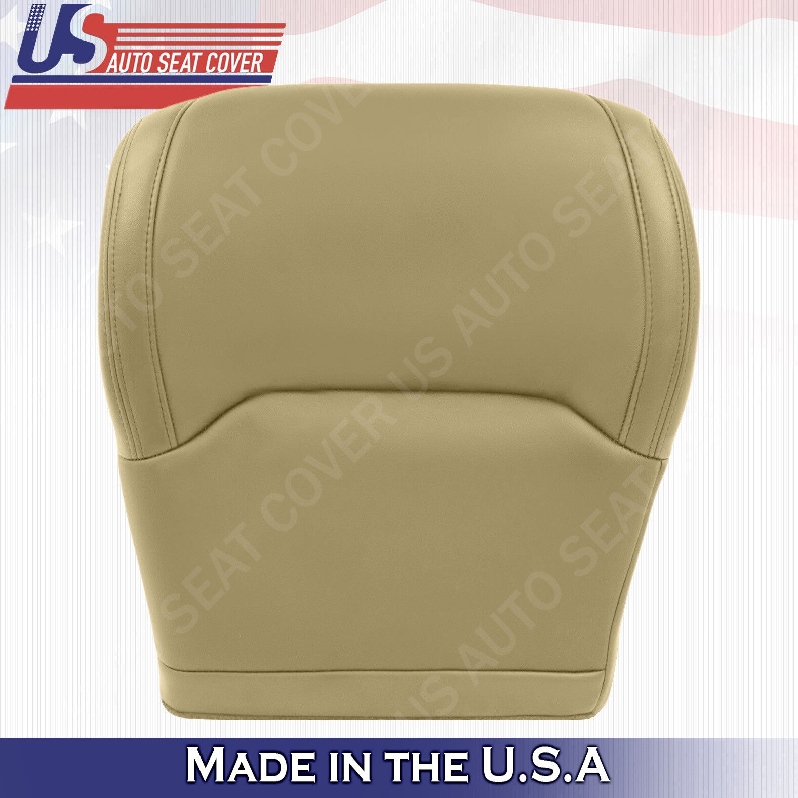 For 1999 to 2003 Acura TL Base Front Bottoms Replacement Leather Cover "Tan"