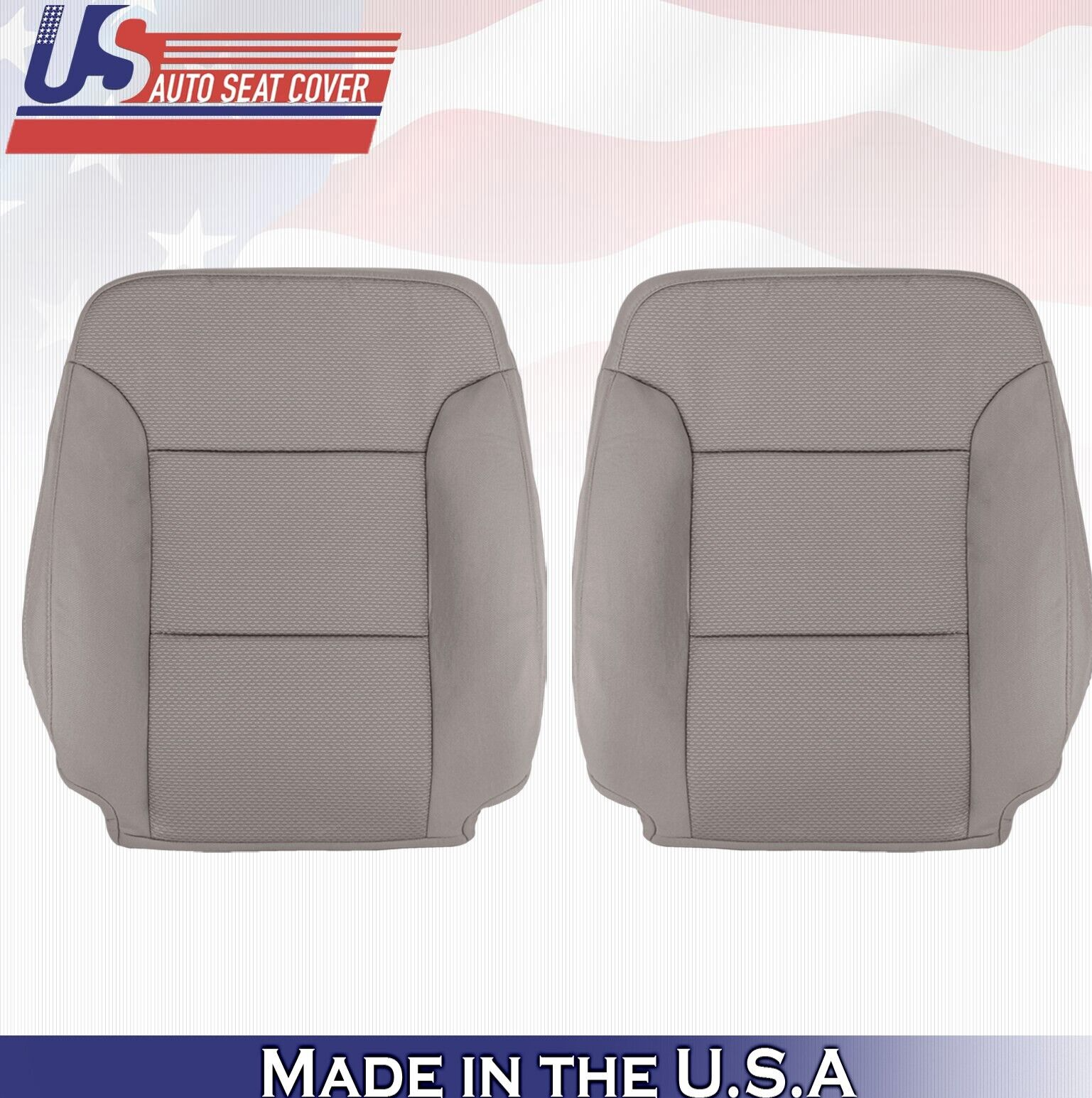 2015 to 2019 For Chevy Silverado 2500 3500 Driver Passenger Top Cloth Covers Tan