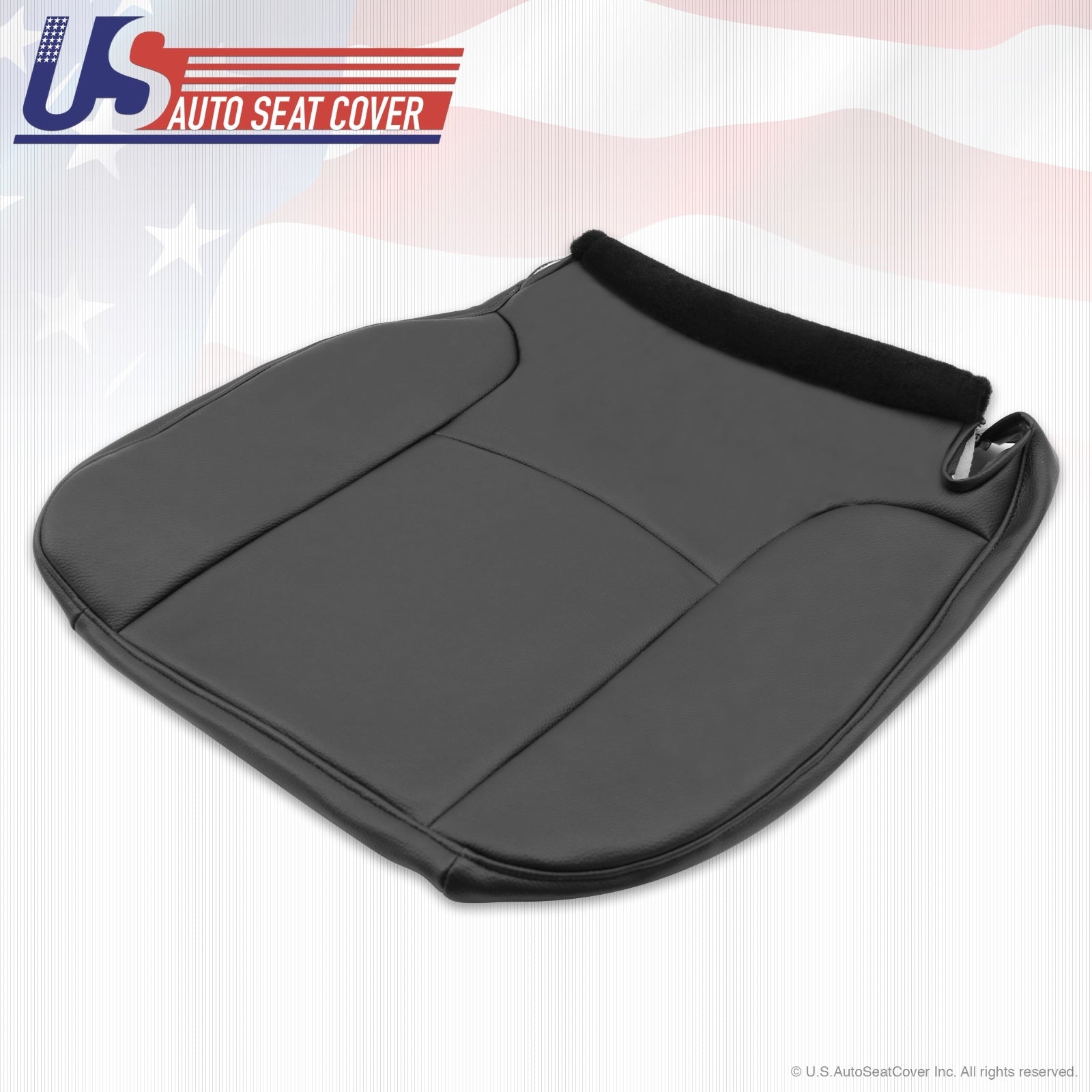 2002 to 2005 Fits Dodge Ram 3500 ST Driver Bottom Synthetic Seat Cover Dark Gray