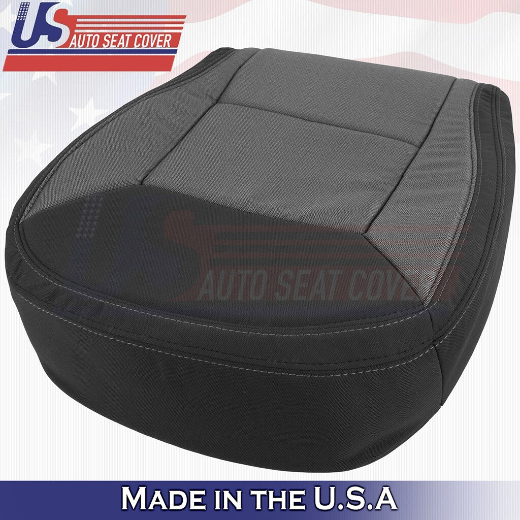 2014 to 2024 For Dodge Ram ProMaster Passenger Bottom & Top Cloth SeatCover Gray