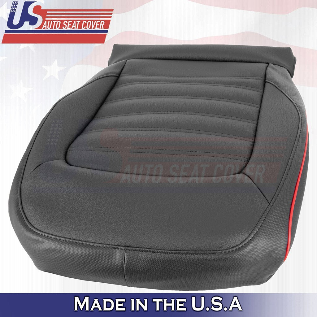 2014 For Volkswagen Jetta GLI Passenger Bottom Synthetic Leather Cover Black