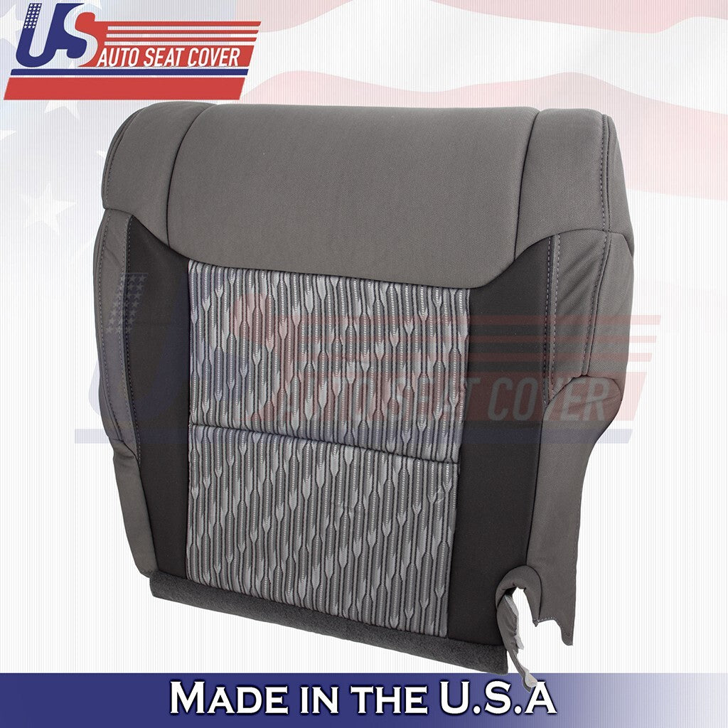 2018 2019 2020 2021 Fits Toyota Tundra Driver Top Bottom Cloth Cover 2-Tone Gray
