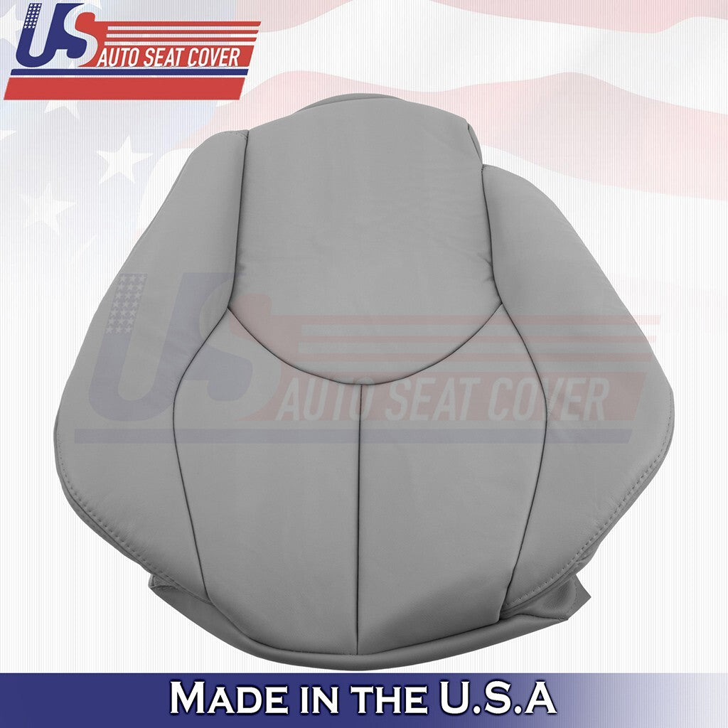 1996 to 2002 For Mercedes Benz SL500 Driver Top &Bottom Leather Seat Cover Gray
