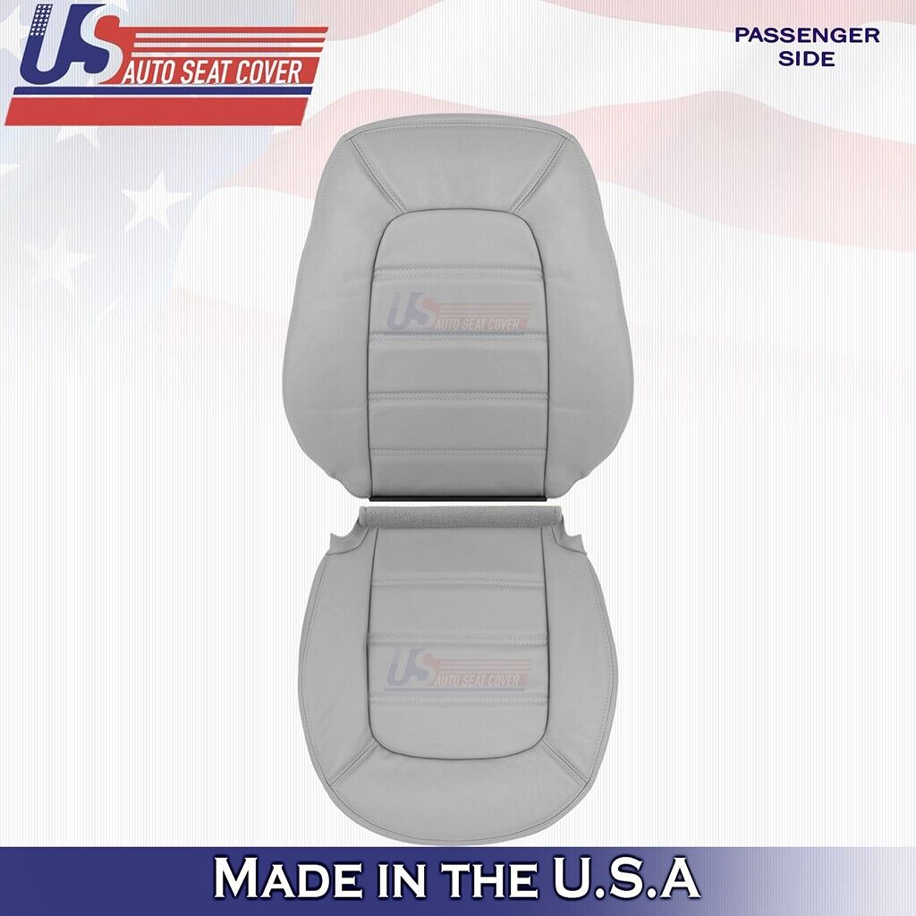 2002 to 2005 Fits Ford Explorer XLT Passenger Top Bottom Leather Seat Cover Gray
