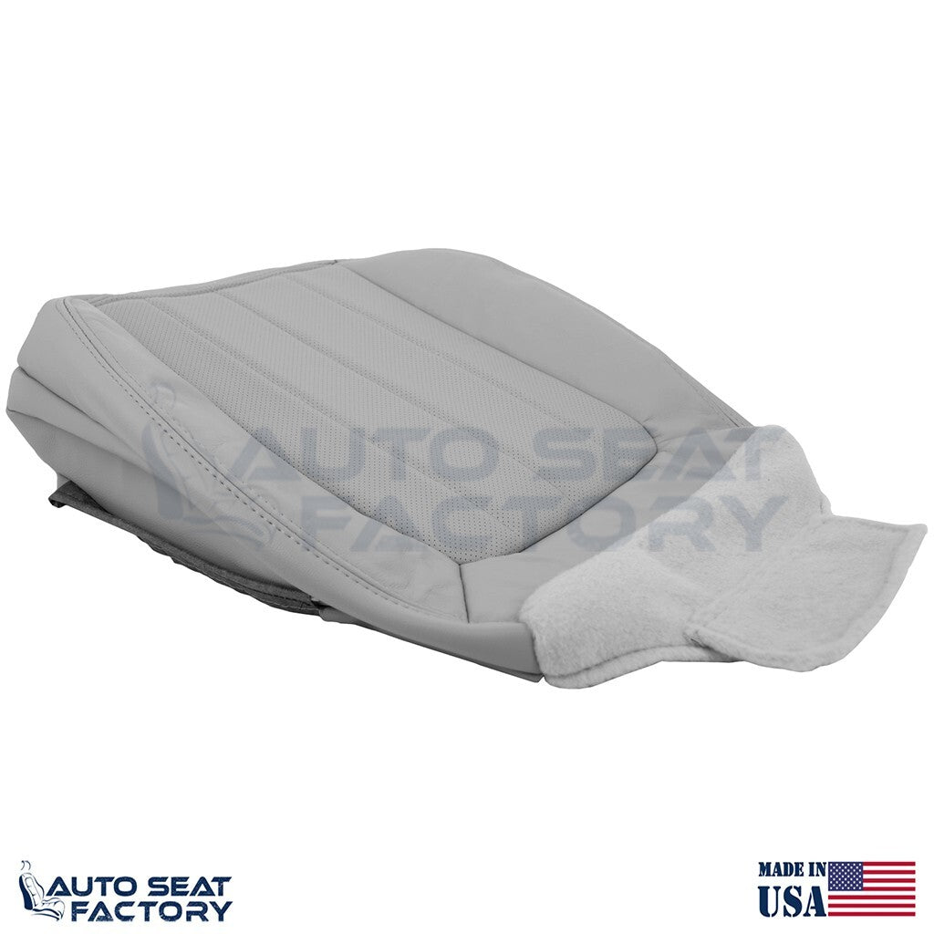 2003 Fits Lincoln LS LEFT & RIGHT Bottom Med. Ash Leather Seat Cover, Perf.