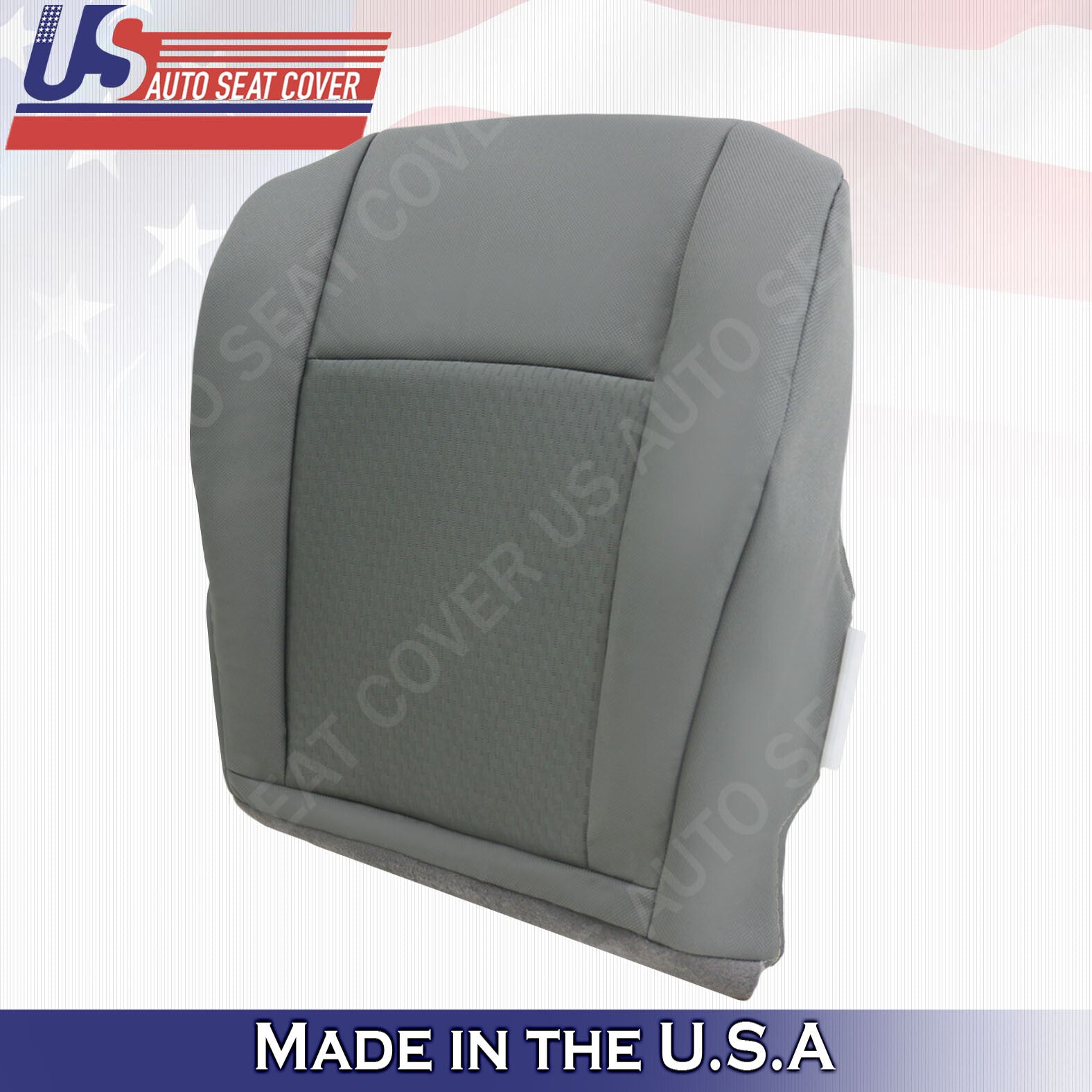 2009 to 2019 Fits Ford E150 E250 Van Passenger Bottom Cloth Cover Flint Gray