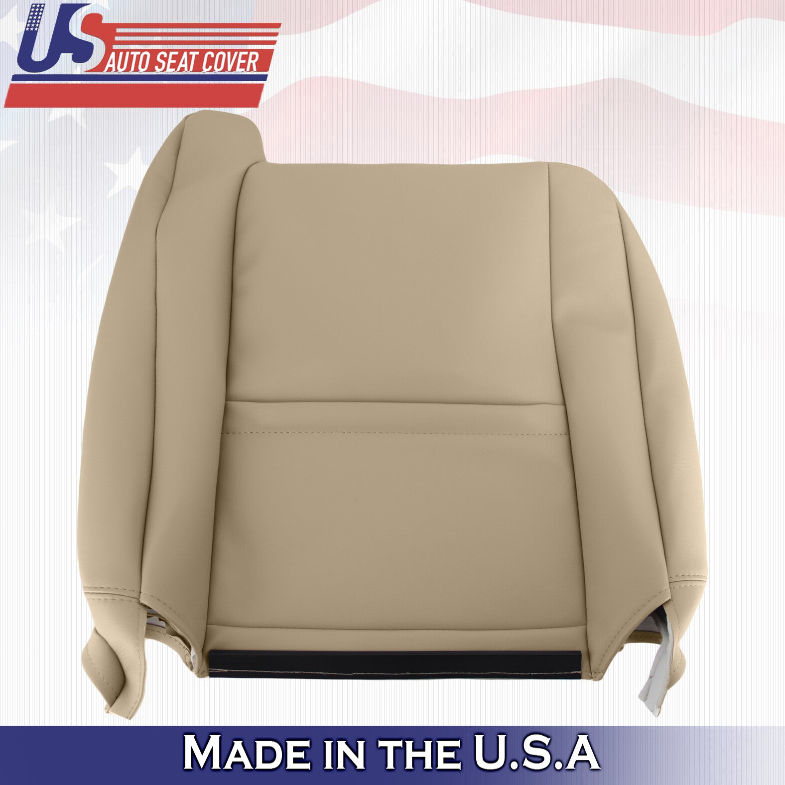 1999 2000 For GMC Yukon XL SLT SLE Front Driver Top Leather Seat Cover Tan